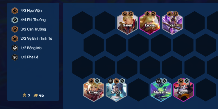 Giữa game Rell Carry DTCL Mùa 15