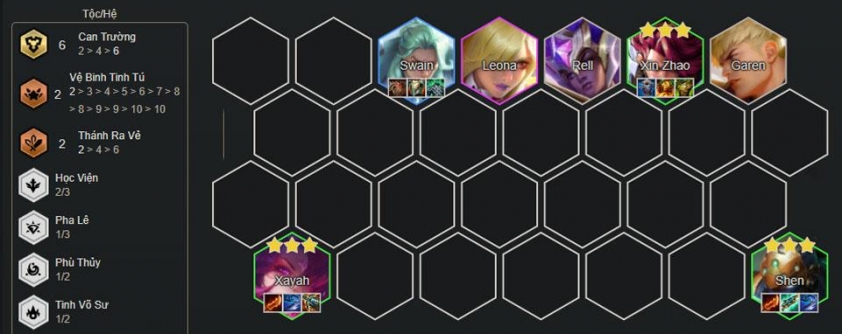 Chiến thuật giữa game Shen carry DTCL mùa 15