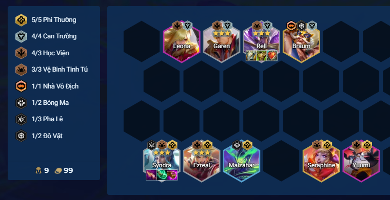 Cuối game Rell Carry DTCL Mùa 15