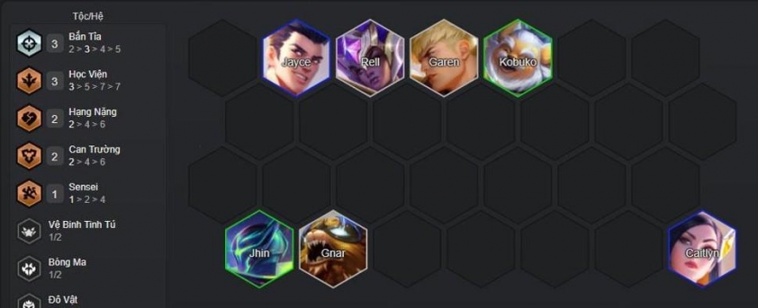 Giữa game phát triển đội hình Varus Can Trường Nâng cấp giữa trận cho đội hình Varus Can Trường