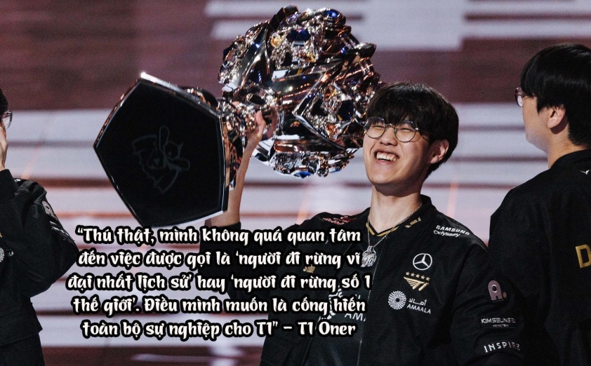 Oner mong muốn cống hiến toàn bộ sự nghiệp cho T1