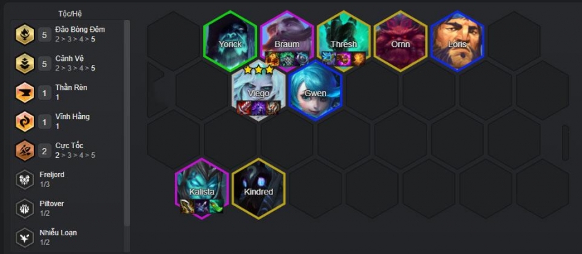 Bố trí đội hình Viego Quần Đảo Bóng Đêm DTCL mùa 16