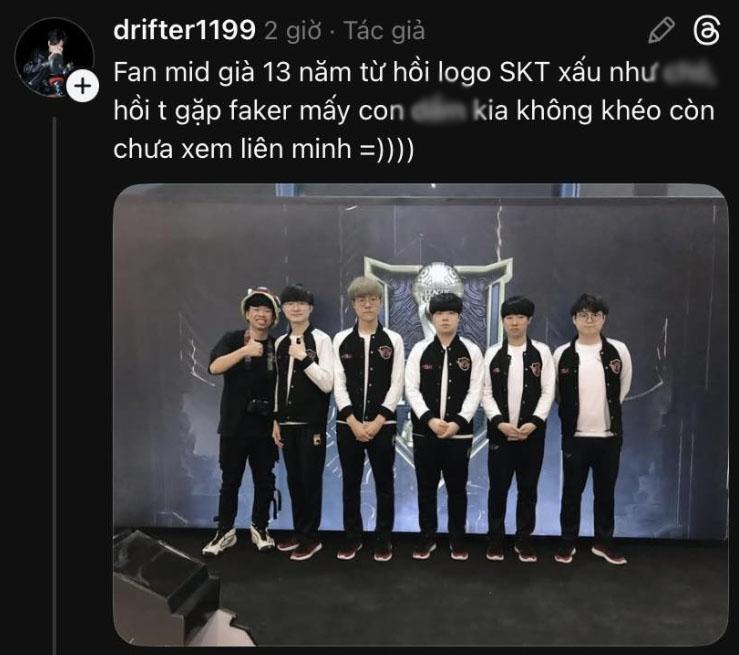 Fan T1 khoe ảnh cùng đội hình SKT T1 tại MSI Fan T1 chụp ảnh cùng đội hình SKT T1