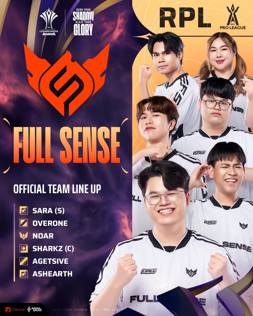 Danh sách đội tuyển tham dự AIC 2025 Liên Quân Mobile FULL SENSE