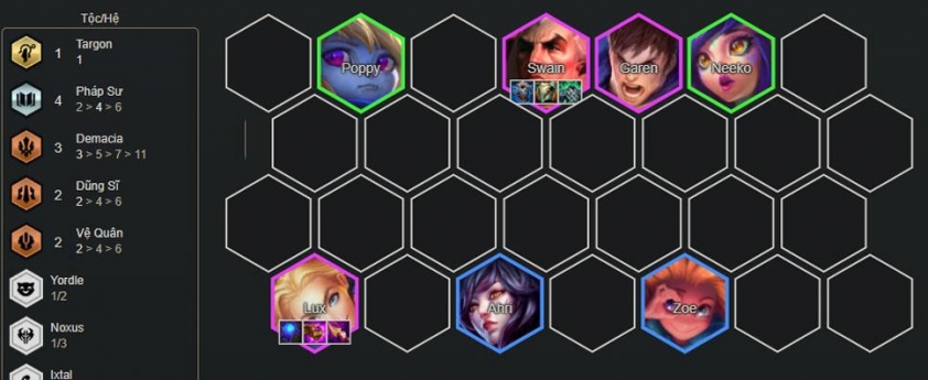 Cách chơi giữa game của Lux Pháp Sư