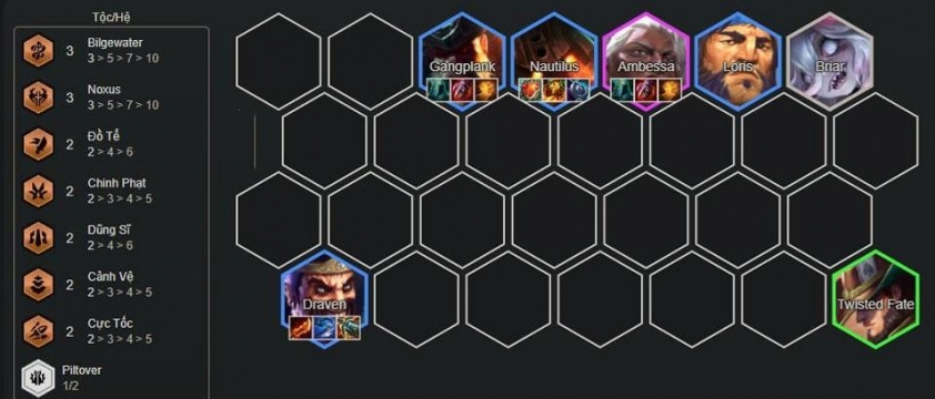 Giữa game đội hình Chinh Phạt