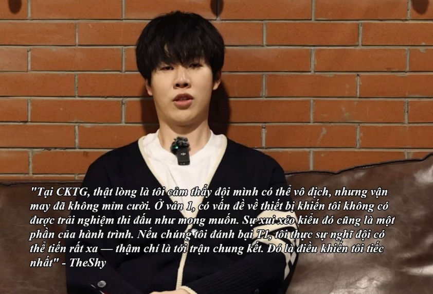 Phỏng vấn TheShy sau CKTG 2025