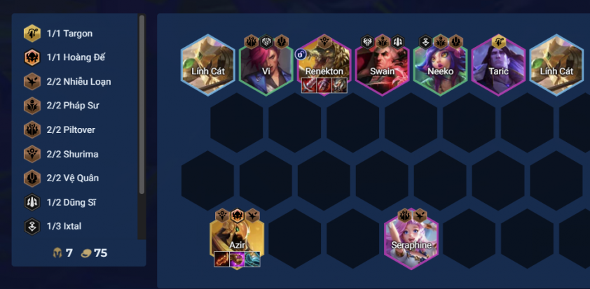 Chiến thuật giữa game với đội hình Azir và linh hoạt kẹp tướng