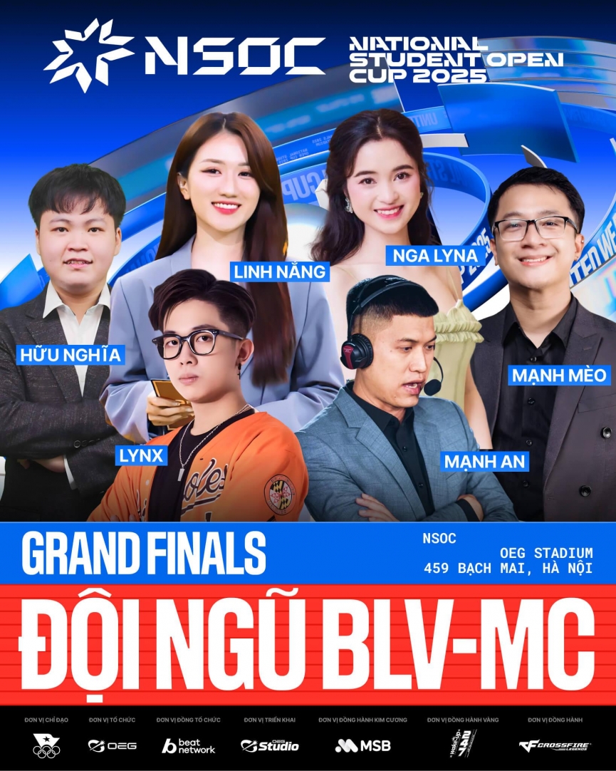 MC Linh Nắng, Nga Lyna cùng dàn caster eSports đình đám