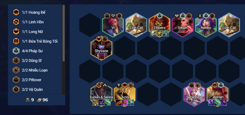 Đội hình Annie Lucian